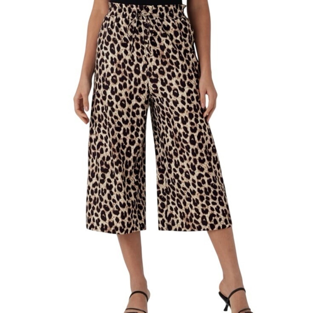 Halara Leopard Print High Waisted Capri Pants Womens XL